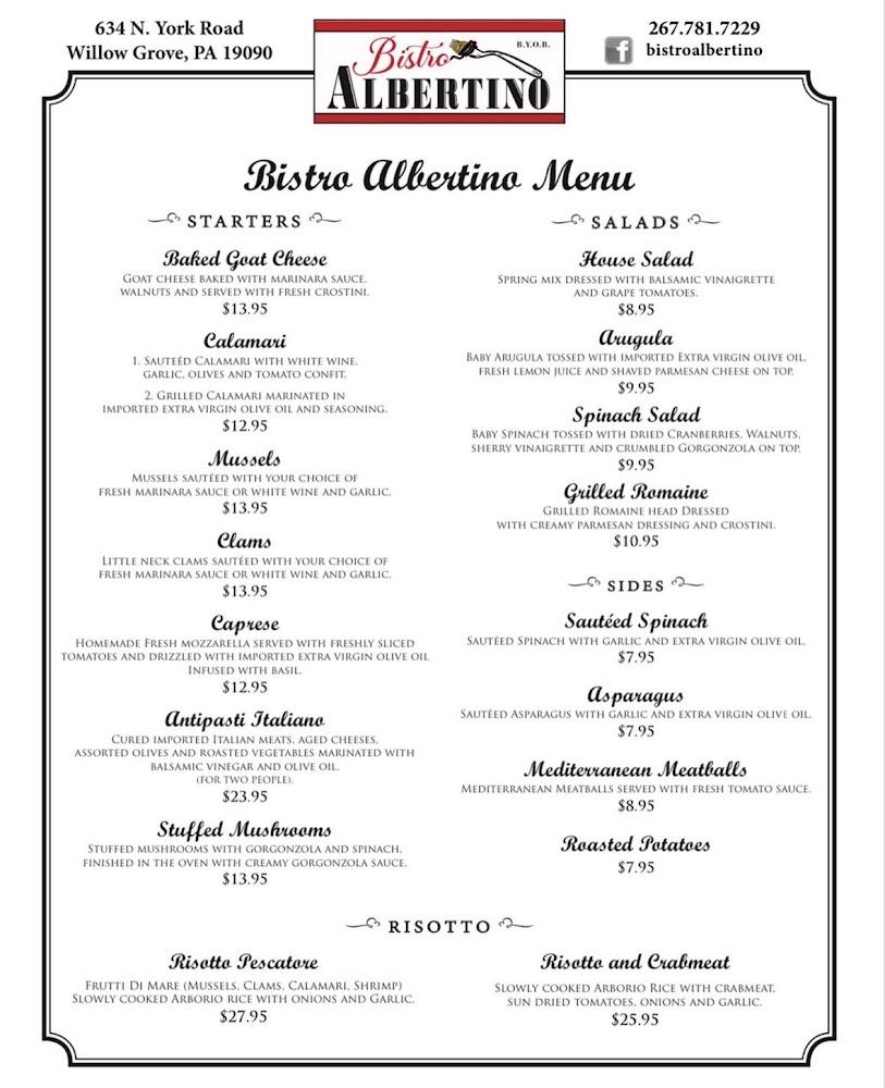 Bistro Albertino Menu image 2