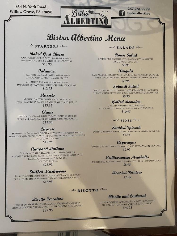 Bistro Albertino Menu image 4